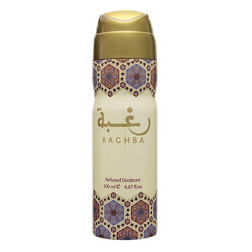 

LATTAFA Парфюмированный дезодорант-спрей Raghba 200, Парфюмированный дезодорант-спрей Raghba