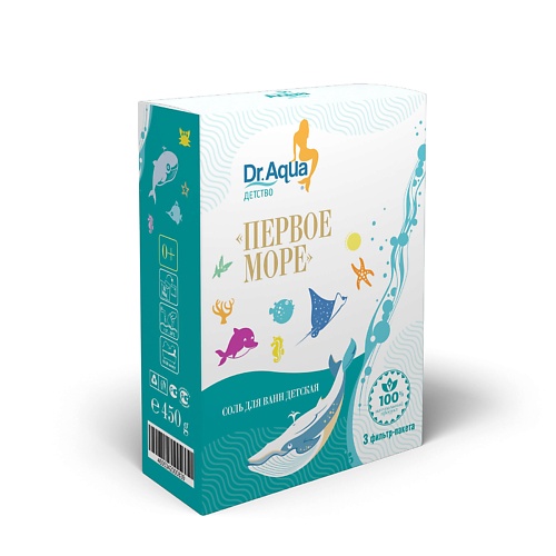 

DR.AQUA Соль для ванны Первое море 450, Соль для ванны Первое море