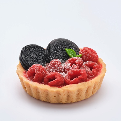 

SKUINA Мыло ручной работы Тарталетка большая с малиной и орео 120, Мыло ручной работы Тарталетка большая с малиной и орео