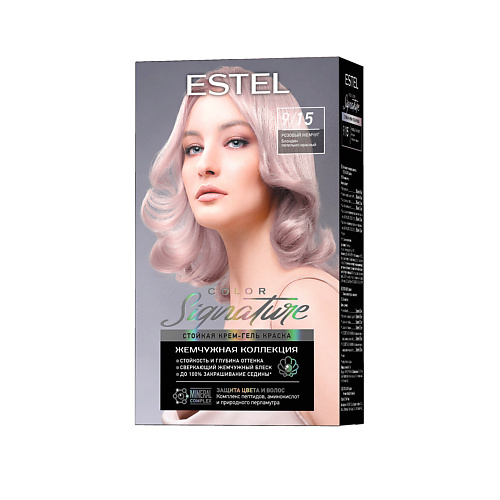 

ESTEL PROFESSIONAL Краска для волос стойкая COLOR Signature 9/15 Розовый жемчуг(Жемчужная) 170, Краска для волос стойкая COLOR Signature 9/15 Розовый жемчуг(Жемчужная)