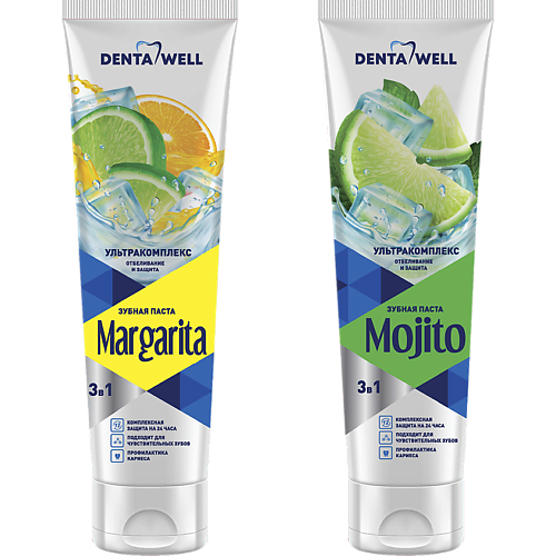 

DENTA WELL Зубная паста "Маргарита" отбеливающая, для чувствительных зубов 75, Зубная паста "Маргарита" отбеливающая, для чувствительных зубов