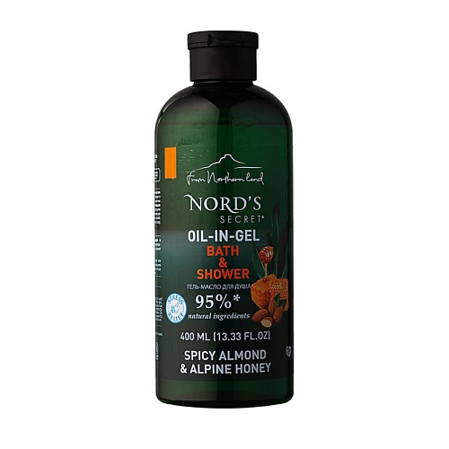 

NORD'S SECRET Смягчающий гель для душа с эфирным маслом "Пряный миндаль и альпийский мед" 400, Смягчающий гель для душа с эфирным маслом "Пряный миндаль и альпийский мед"