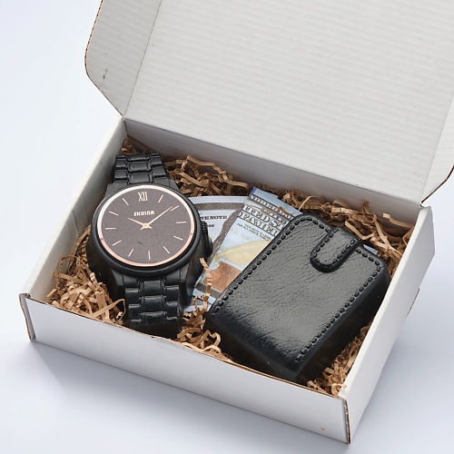 

SKUINA Мыло ручной работы Мужской набор часы, баксы и портмоне 170, Мыло ручной работы Мужской набор часы, баксы и портмоне