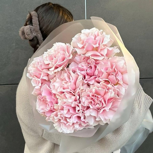 

МНОГО ЦВЕТОВ ЦВЕТОЧНЫЙ МАГАЗИН Монобукет из 9 французкиз роз, Монобукет из 9 французкиз роз