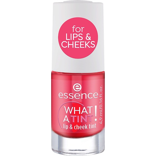 

ESSENCE Тинт для губ и лица WHAT A TINT! lip & cheek tint, Тинт для губ и лица WHAT A TINT! lip & cheek tint