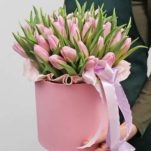 

STUDIO FLORISTIC Композиция из Тюльпанов «Розовая весна», Композиция из Тюльпанов «Розовая весна»