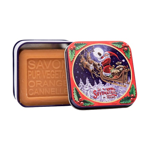 

LA SAVONNERIE DE NYONS Мыло с апельсином и корицей Санки 100, Мыло с апельсином и корицей Санки