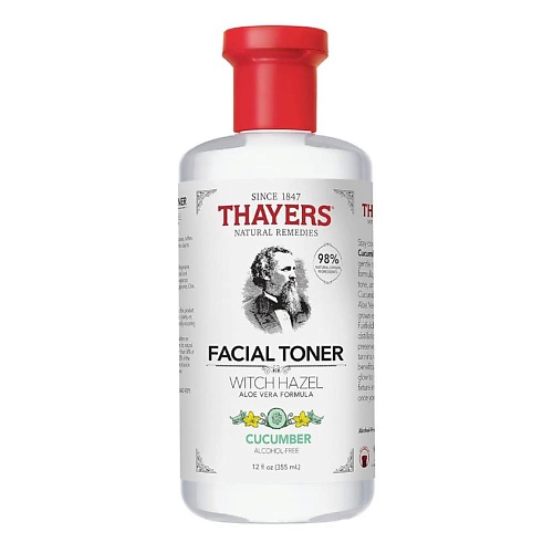 

THAYERS Тонер для лица без спирта с гамамелисом и огурцом Witch Hazel Cucumber Facial Toner 335, Тонер для лица без спирта с гамамелисом и огурцом Witch Hazel Cucumber Facial Toner