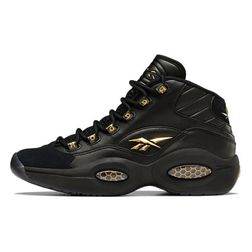 

REEBOK Кроссовки Reebok Question Mid Black Gold, Кроссовки Reebok Question Mid Black Gold