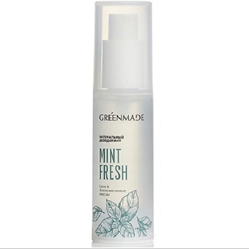 

GREENMADE Дезодорант «MINT FRESH» с алюмокалиевыми квасцами, аромат мятной свежести 30, Дезодорант «MINT FRESH» с алюмокалиевыми квасцами, аромат мятной свежести