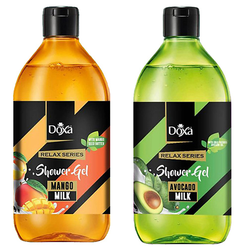 

DOXA Гель для душа RELAX манго и авокадо 800, Гель для душа RELAX манго и авокадо