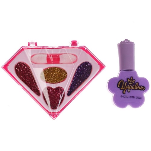 МИЛАЯ ЛЕДИ Набор косметики для девочек Царевны Тени для век Лак 128₽