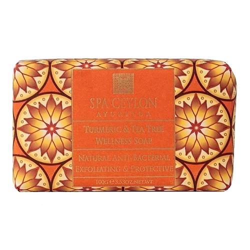 

SPA CEYLON Натуральное антибактериальное мыло "Куркума и Чайное дерево" 100, Натуральное антибактериальное мыло "Куркума и Чайное дерево"