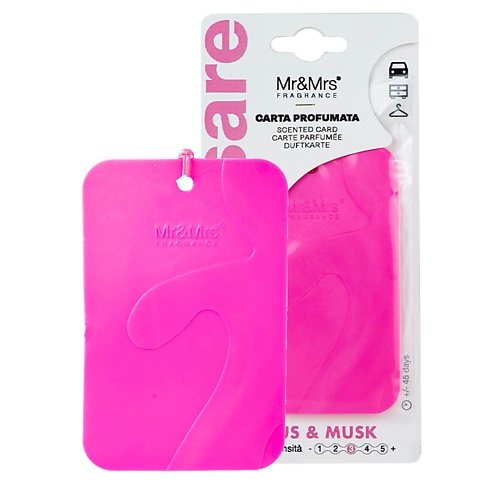 

MR & MRS FRAGRANCE Аромакарточка для автомобиля CESARE CARD CISTRUS&MUSK 1, Аромакарточка для автомобиля CESARE CARD CISTRUS&MUSK