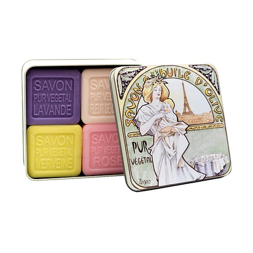 

LA SAVONNERIE DE NYONS Набор мыла Альфонс Муха 1, Набор мыла Альфонс Муха