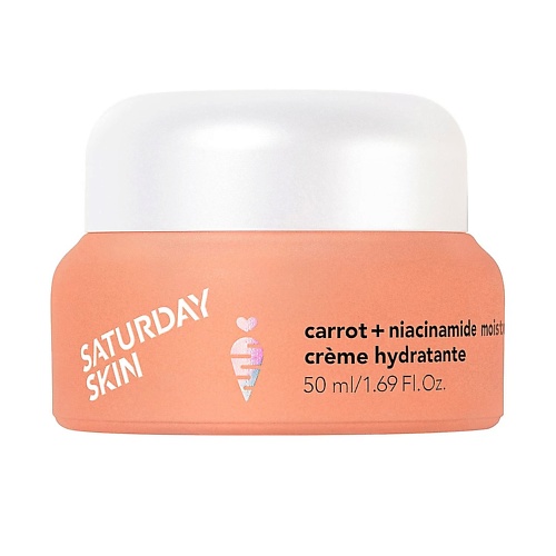

SATURDAY SKIN Ультра-увлажняющий крем для лица Carrot + Niacinamide с экстактами моркови 50, Ультра-увлажняющий крем для лица Carrot + Niacinamide с экстактами моркови