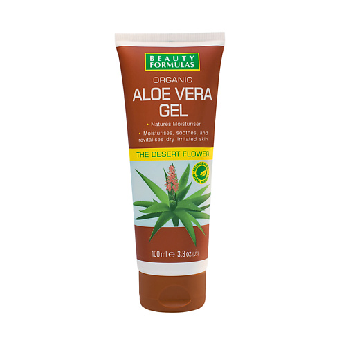 

BEAUTY FORMULAS Органический гель с алоэ вера Aloe Vera Gel 100, Органический гель с алоэ вера Aloe Vera Gel