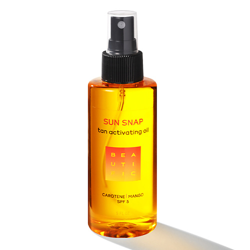 

BEAUTIFIC Шелковое масло для интенсивного загара Sun Snap 150, Шелковое масло для интенсивного загара Sun Snap