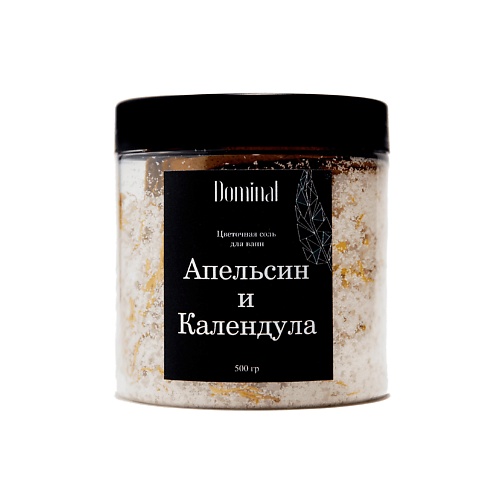

DOMINAL Цветочная соль для ванны «Апельсин и календула» 500, Цветочная соль для ванны «Апельсин и календула»
