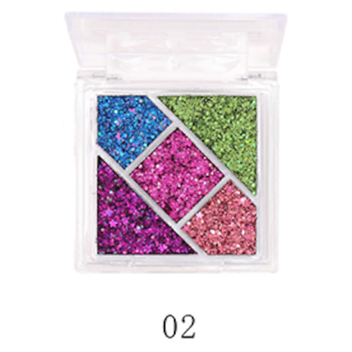 

FARRES Тени для век "Heavy Metal Glitter" 5 цветов, Тени для век "Heavy Metal Glitter" 5 цветов