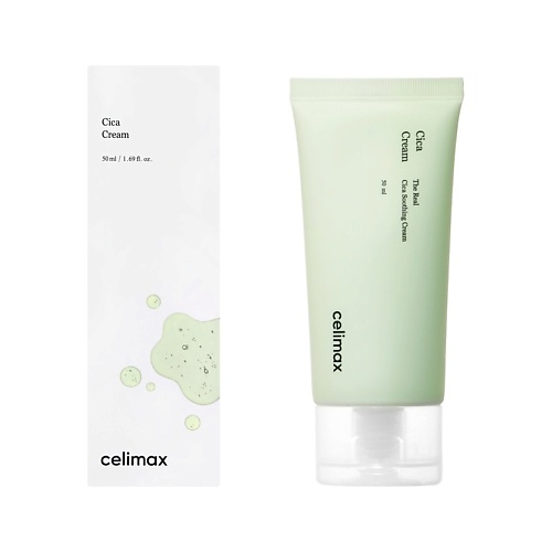 

CELIMAX Крем для лица успокаивающий с центеллой азиатской THE REAL CICA 50, Крем для лица успокаивающий с центеллой азиатской THE REAL CICA