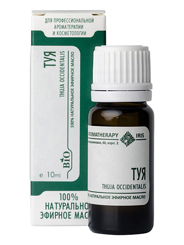 

ЦЕНТР АРОМАТЕРАПИИ ИРИС Эфирное масло Туя 10, Эфирное масло Туя