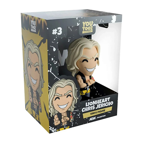 

YOUTOOZ Фигурка коллекционная All Elite Wrestling Lionheart Chris Jericho 10 см, Фигурка коллекционная All Elite Wrestling Lionheart Chris Jericho 10 см