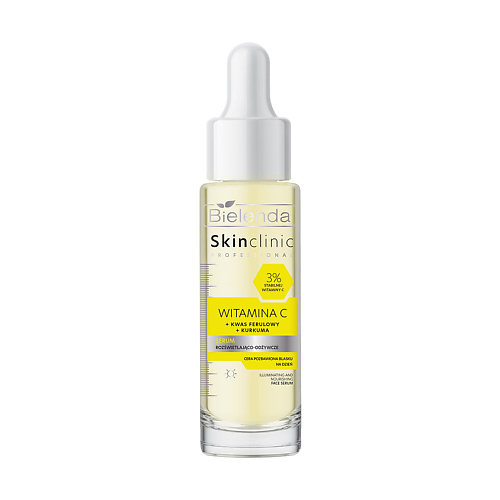 

BIELENDA Сыворотка для лица SKIN CLINIC PROFESSIONAL WITAMINA C питательная и осветляющая 30, Сыворотка для лица SKIN CLINIC PROFESSIONAL WITAMINA C питательная и осветляющая