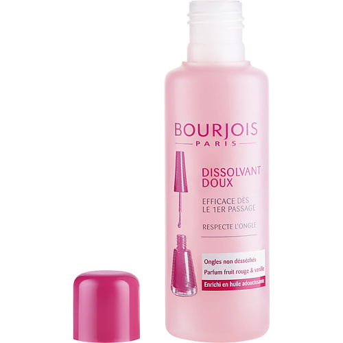 

BOURJOIS Жидкость для снятия лака "Dissolvant Doux" 125, Жидкость для снятия лака "Dissolvant Doux"