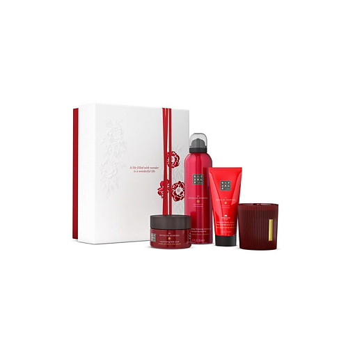 RITUALS... Подарочный набор The Ritual of Ayurveda Cofre Свеча+Крем+Скраб+Пена для душа