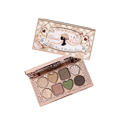 

FLOWER KNOWS Палетка теней Chocolate Wonder-Shop Eight-Color Eyeshadow, Палетка теней Chocolate Wonder-Shop Eight-Color Eyeshadow
