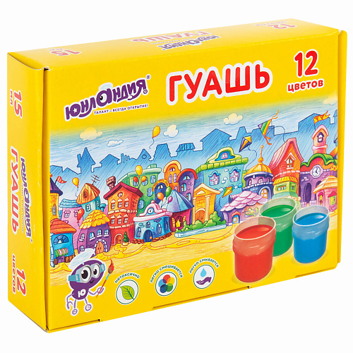 

ЮНЛАНДИЯ Гуашь "ДОМИКИ", Гуашь "ДОМИКИ"