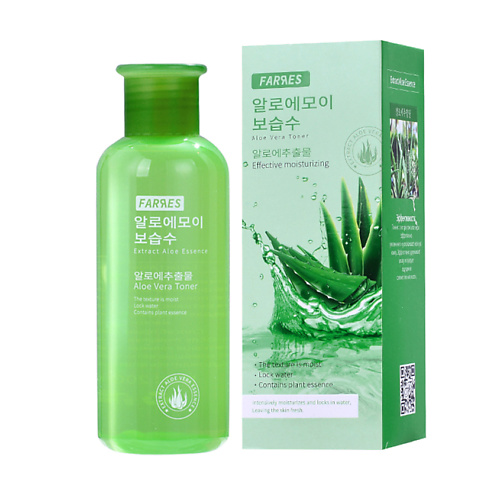 

FARRES Тоник для лица "Effective moisturizing" с экстрактом алоэ 200, Тоник для лица "Effective moisturizing" с экстрактом алоэ