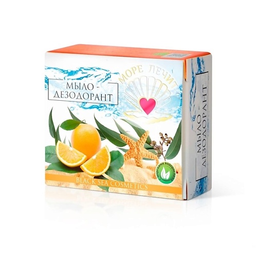 

БИЗОРЮК Натуральное мыло Дезодорант против запахов МореЛечит 30, Натуральное мыло Дезодорант против запахов МореЛечит