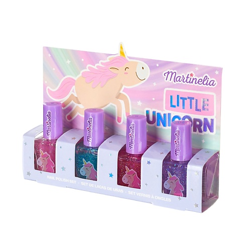 

MARTINELIA Набор детских лаков для ногтей "Маленький единорог", Набор детских лаков для ногтей "Маленький единорог"