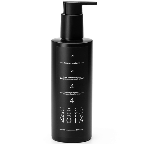 

NOTA Парфюмированный крем для тела №4 250, Парфюмированный крем для тела №4