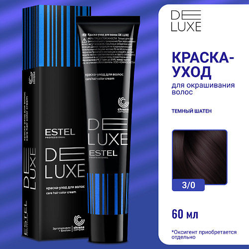 

ESTEL PROFESSIONAL ESTEL Краска-уход для волос DE LUXE 60, ESTEL Краска-уход для волос DE LUXE