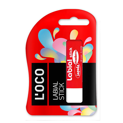 

L'OCO Бальзам для губ Клубника, Бальзам для губ Клубника