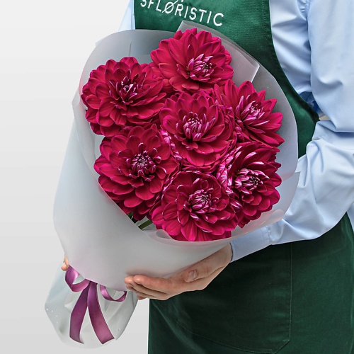 

STUDIO FLORISTIC Букет из Георгин «Драгоценный Аметист», Букет из Георгин «Драгоценный Аметист»