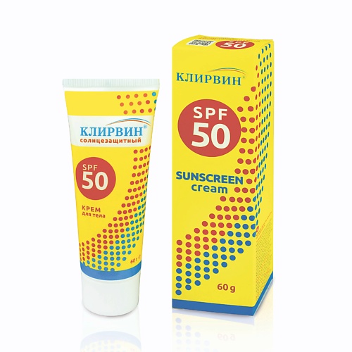 

КЛИРВИН Крем для тела солнцезащитный 60, Крем для тела солнцезащитный
