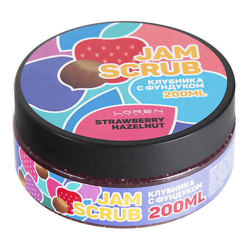 

LOREN COSMETIC Джем-скраб для тела Клубника с фундуком Jam Scub 200, Джем-скраб для тела Клубника с фундуком Jam Scub