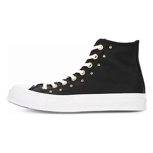

CONVERSE Кроссовки Chuck 70 Hi Black White Gold Metallic, Кроссовки Chuck 70 Hi Black White Gold Metallic