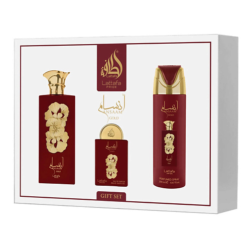 

LATTAFA Набор Ansaam Gold: Парфюмерная вода + Дезодорант, Набор Ansaam Gold: Парфюмерная вода + Дезодорант