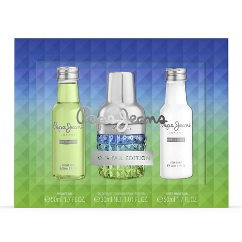 

PEPE JEANS Подарочный набор мужской COCKTAIL FOR HIM, Подарочный набор мужской COCKTAIL FOR HIM