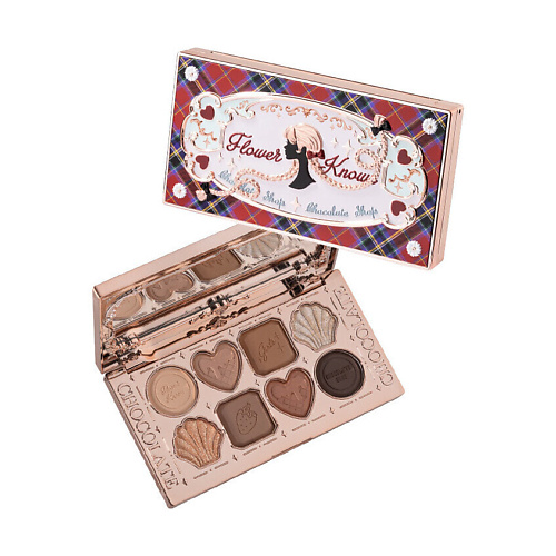 

FLOWER KNOWS Палетка теней Chocolate Wonder-Shop Eight-Color Eyeshadow, Палетка теней Chocolate Wonder-Shop Eight-Color Eyeshadow