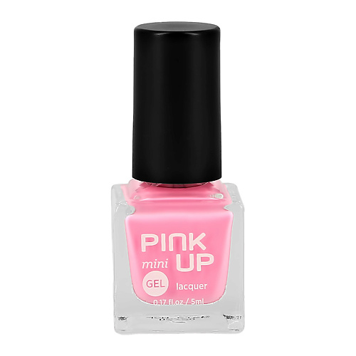 

PINK UP Лак для ногтей MINI GEL с эффектом геля, Лак для ногтей MINI GEL с эффектом геля