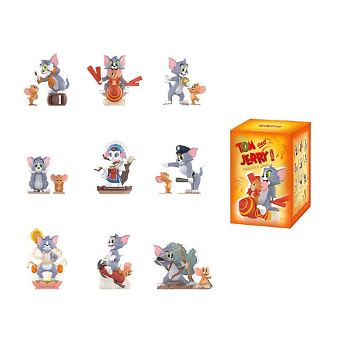 

POP MART Фигурка Tom & Jerry Forbidden Compass Series Figures Full Box 9 Pcs, Фигурка Tom & Jerry Forbidden Compass Series Figures Full Box 9 Pcs