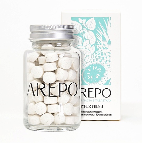 

AREPO Зубная паста в таблетках HYPER FRESH 67, Зубная паста в таблетках HYPER FRESH