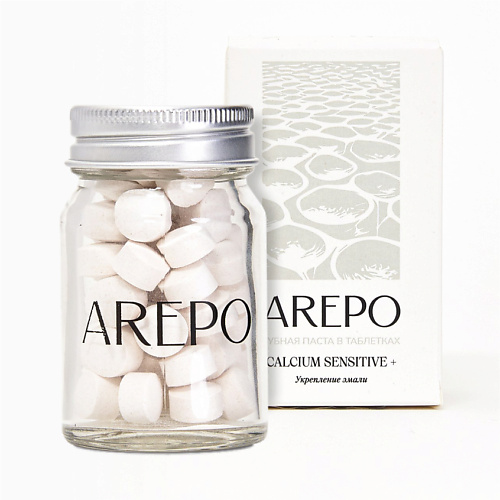

AREPO Зубная паста в таблетках CALCIUM SENSITIVE + 31, Зубная паста в таблетках CALCIUM SENSITIVE +