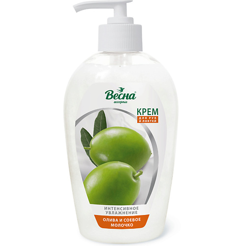 

ВЕСНА Крем для рук олива и соевое молочко 270, Крем для рук олива и соевое молочко